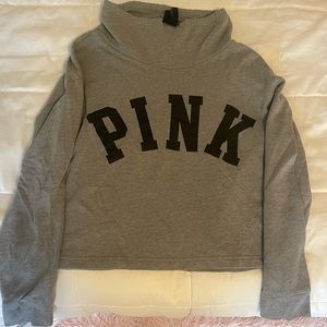 Pink/victoria secret loose turtleneck sweater